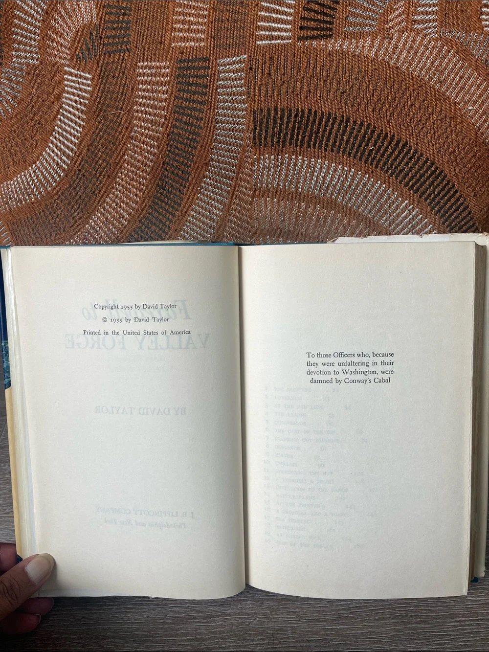 Farewell to Valley Forge by David Taylor 1955